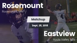 Matchup: Rosemount HS vs. Eastview  2018