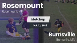 Matchup: Rosemount HS vs. Burnsville  2018