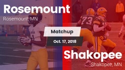 Matchup: Rosemount HS vs. Shakopee  2018