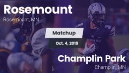 Matchup: Rosemount HS vs. Champlin Park  2019