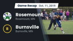 Recap: Rosemount  vs. Burnsville  2019