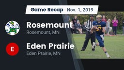 Recap: Rosemount  vs. Eden Prairie  2019