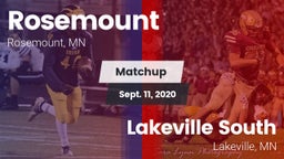 Matchup: Rosemount HS vs. Lakeville South  2020