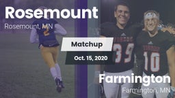 Matchup: Rosemount HS vs. Farmington  2020