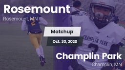 Matchup: Rosemount HS vs. Champlin Park  2020