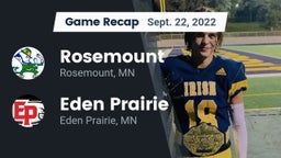 Recap: Rosemount  vs. Eden Prairie  2022