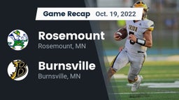 Recap: Rosemount  vs. Burnsville  2022