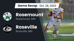 Recap: Rosemount  vs. Roseville  2022