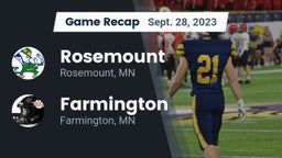 Recap: Rosemount  vs. Farmington  2023