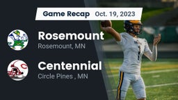 Recap: Rosemount  vs. Centennial  2023
