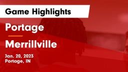 Portage  vs Merrillville  Game Highlights - Jan. 20, 2023