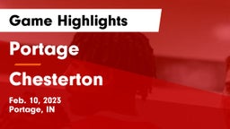 Portage  vs Chesterton  Game Highlights - Feb. 10, 2023