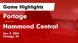 Portage  vs Hammond Central  Game Highlights - Jan. 9, 2024