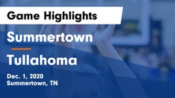 Summertown  vs Tullahoma  Game Highlights - Dec. 1, 2020