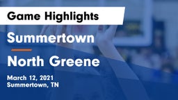 Summertown  vs North Greene  Game Highlights - March 12, 2021