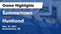 Summertown  vs Huntland  Game Highlights - Nov. 22, 2021