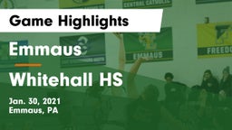 Emmaus  vs Whitehall HS Game Highlights - Jan. 30, 2021