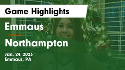 Emmaus  vs Northampton  Game Highlights - Jan. 24, 2023