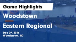 Woodstown  vs Eastern Regional  Game Highlights - Dec 29, 2016