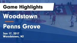 Woodstown  vs Penns Grove Game Highlights - Jan 17, 2017