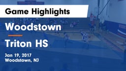 Woodstown  vs Triton HS Game Highlights - Jan 19, 2017