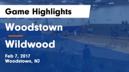 Woodstown  vs Wildwood  Game Highlights - Feb 7, 2017