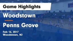 Woodstown  vs Penns Grove Game Highlights - Feb 16, 2017