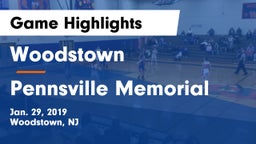 Woodstown  vs Pennsville Memorial  Game Highlights - Jan. 29, 2019