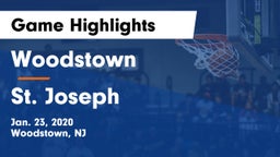 Woodstown  vs St. Joseph  Game Highlights - Jan. 23, 2020