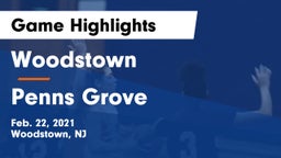 Woodstown  vs Penns Grove  Game Highlights - Feb. 22, 2021