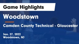Woodstown  vs Camden County Technical - Gloucester Township Game Highlights - Jan. 27, 2022