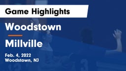 Woodstown  vs Millville  Game Highlights - Feb. 4, 2022