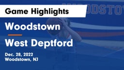 Woodstown  vs West Deptford  Game Highlights - Dec. 28, 2022