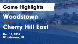 Woodstown  vs Cherry Hill East  Game Highlights - Dec 17, 2016