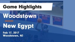 Woodstown  vs New Egypt  Game Highlights - Feb 17, 2017