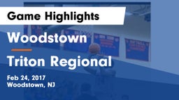 Woodstown  vs Triton Regional  Game Highlights - Feb 24, 2017