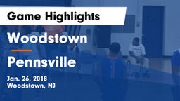 Woodstown  vs Pennsville Game Highlights - Jan. 26, 2018