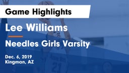 Lee Williams  vs Needles  Girls Varsity Game Highlights - Dec. 6, 2019