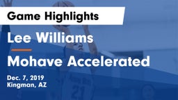 Lee Williams  vs Mohave Accelerated  Game Highlights - Dec. 7, 2019