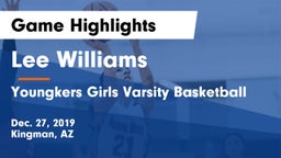 Lee Williams  vs Youngkers Girls Varsity Basketball Game Highlights - Dec. 27, 2019