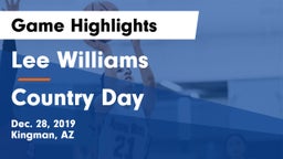 Lee Williams  vs Country Day Game Highlights - Dec. 28, 2019