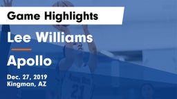 Lee Williams  vs Apollo  Game Highlights - Dec. 27, 2019