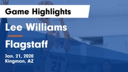 Lee Williams  vs Flagstaff  Game Highlights - Jan. 21, 2020
