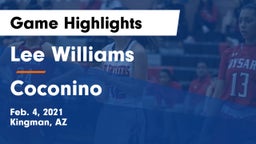 Lee Williams  vs Coconino  Game Highlights - Feb. 4, 2021