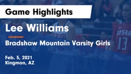 Lee Williams  vs Bradshaw Mountain Varsity Girls Game Highlights - Feb. 5, 2021