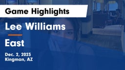 Lee Williams  vs East Game Highlights - Dec. 2, 2023