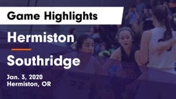 Hermiston  vs Southridge  Game Highlights - Jan. 3, 2020