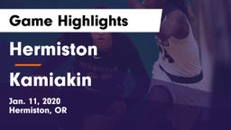 Hermiston  vs Kamiakin  Game Highlights - Jan. 11, 2020