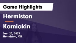 Hermiston  vs Kamiakin  Game Highlights - Jan. 20, 2023