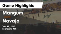 Mangum  vs Navajo  Game Highlights - Jan 17, 2017